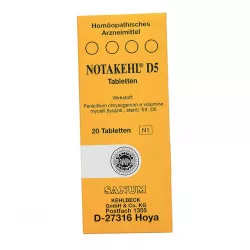 Нотакель D5 (Notakehl D5) табл. 20шт в Краснодаре и области фото