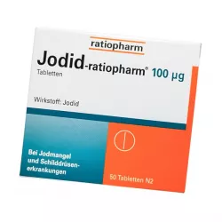 Йодид Ратиофарм (Калия Йодид) ГЕРМАНИЯ Ratiopharm 100мкг таб. №50 в Краснодаре и области фото