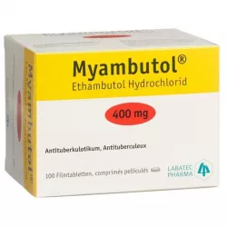 Этамбутол Миамбутол ФРАНЦИЯ Myambutol таб. 400мг №100 в Краснодаре и области фото