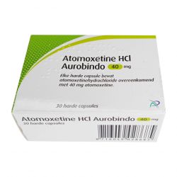 Атомоксетин HCL 40 мг Европа :: Аналог Когниттера :: Aurobindo капс. №30 в Краснодаре и области фото