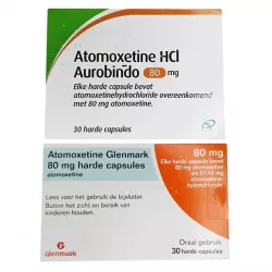 Атомоксетин 80 мг Европа :: Аналог Когниттера :: Glenmark / Aurobindo капс. №30 в Краснодаре и области фото