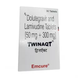 Твинакт Довато полный аналог :: Twinaqt :: Долутегравир Ламивудин 50+300мг таб. №30 в Краснодаре и области фото
